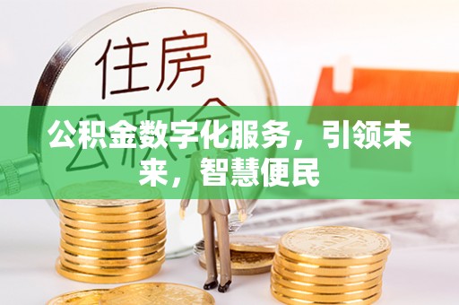 景县公积金数字化服务，引领未来，智慧便民