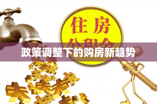 景县政策调整下的购房新趋势